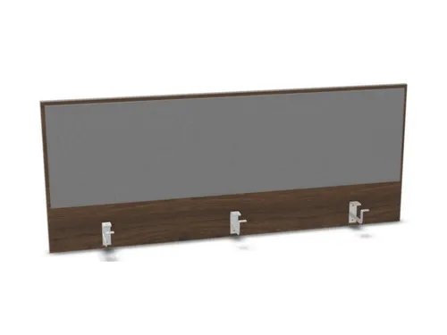 opzetpaneel bureau aanbouw achter NV bruin hickory BN8078-grijs 1400mm