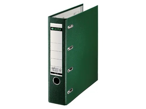 Ordner Leitz 1012 A4 80mm Pp Bank 2 mechanieken Groen