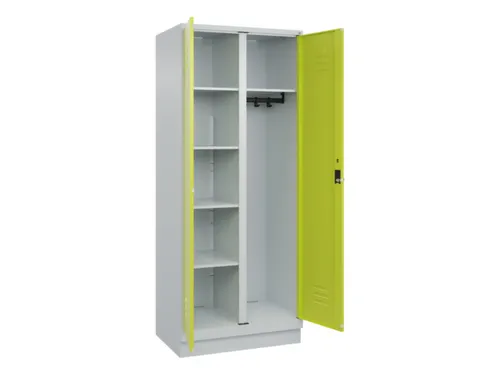 wasgoedverdeelkast,HxBxD 1950x800x500mm,vak B 400mm,draaigrendel