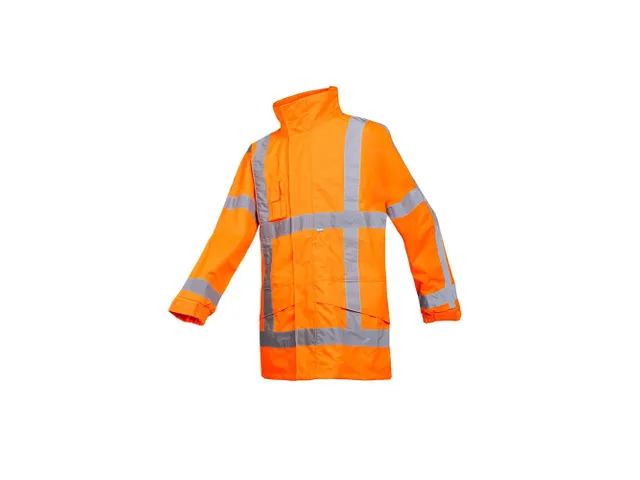 Sioen Boorne 350AA2EX1 regenjas, fluo oranje, maat 3XL, per stuk