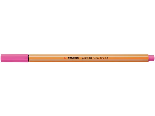 Fineliner STABILO point 88/056 neon roze 0.4mm