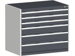 ladekast,HxBxD 900x1050x750mm,6lade(n),lade voor normale belastingen