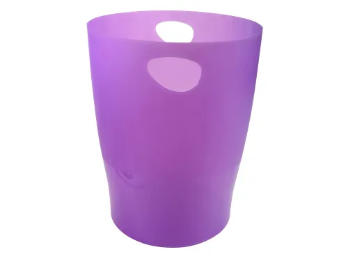 ECOBIN Papiermand 15 L violet transparant
