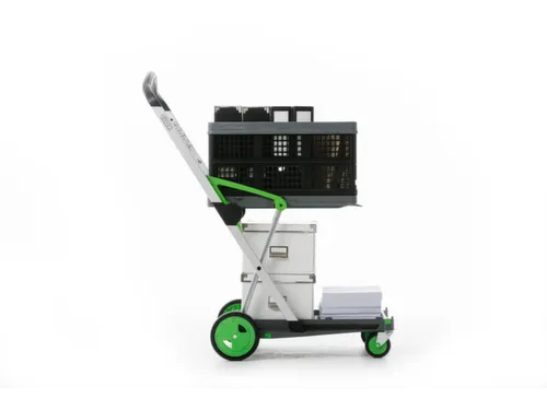 vouwbare winkelwagen,draagverm. 60kg,2etage(s),HxLxB 1025x890x550mm