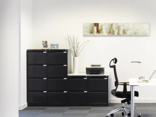 hangmappenkast,HxBxD 711x800x622mm,2hangmappenframes,twee banen