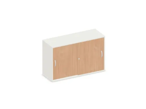 schuifdeurkast,HxBxD 770x1200x430mm,decor romp wit,decor front beuken
