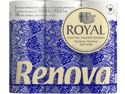 Renova Royal toiletpapier 4-laags 140 vel 7x9 rollen