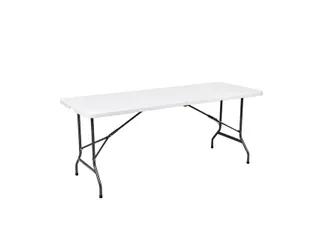 Vouwtafel BRASQ 180x70x74cm FT180 wit - 1