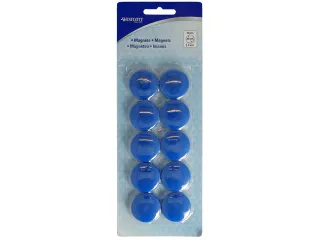 Magneet Westcott blauw pak à 10st. Ø 30x8mm, 900g - 2