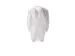 Veste visiteur fermeture éclair PP non tissé XXL high weight blanc
