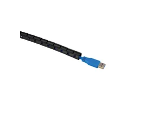 Kabelspiraal Neomounts voor 1-3 kabels 15mm universeel zwart - 4