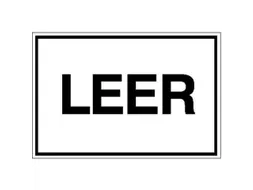 Aanwijzingsbord,Leer,Aluminium Gemerkt,Gemoffeld,Om Vast Te Schroeven