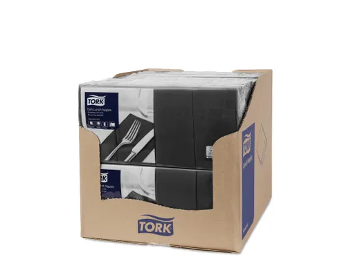 Tork 477881 Soft Lunchservet zwart 3-laags