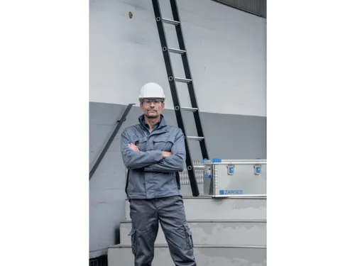 Zwaarlastaanlegladder Aluminium Boom L 3 50M 12Sporten