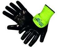 Handschoenen Hv 7082 Geel Zwart Nylon Prikbestendig Maat 9