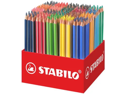 Kleurpotlood STABILO 203 Trio dik 300st assorti