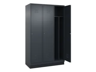 locker voor scheiding van kleding,HxBxD 1950x1200x500mm,3vak - 2