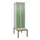 locker met bank,HxBxD 2120x600x815mm,2vak,vak B 300mm,draaigrendel
