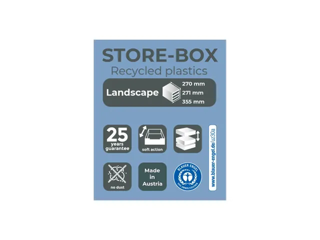 Ladenbox Big-Box Plus Horizontaal A4+ Assorti Kleur 5 laden