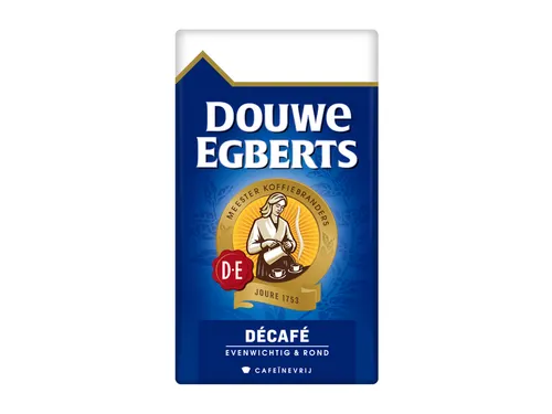 Koffie Douwe Egberts snelfiltermaling decafe 250gr