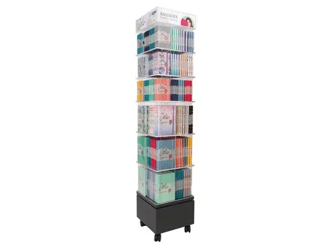 Inhoud agenda's Jolie 2027 display acryl 1x ST269, 3x ST265, 3x ST264