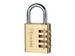 Hangslot Master Lock 604EURD combinatieslot messing 40mm