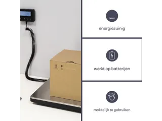 Digitale Postweegschaal Met Extern Display - 100kg / 10g - 5