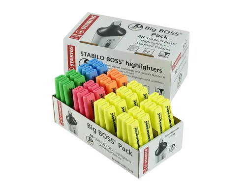 Markeerstift STABILO Boss original 70 48 stuks assorti