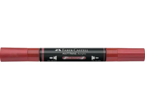 Acrylmarker Faber-Castell Multimark 296 red metallic