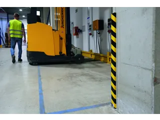 Beschermingsprofiel Durable S20 recht 1m geel zwart - 5