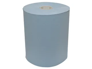 Handdoekrol Euro Mini Matic XL 2-Laags 18cmx165m Blauw 6 rol - 2