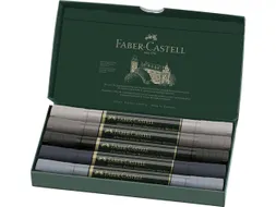 Aquarel marker Faber-Castell Albrecht Dürer, doos á 5 stuks Grey ton