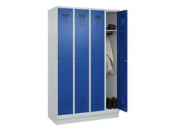 locker,HxBxD 1950x1200x500mm,4vak,vak B 300mm,cil.-slot,sokkel