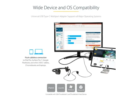 USB C Multiport Adapter USB-C naar 4K 60Hz HDMI 2.0