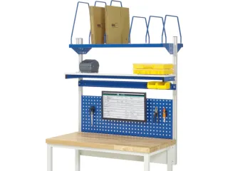 opbouwelement,v. werkbank,HxBxD 1130x1250x350mm,draagverm. 100kg,staal - 2
