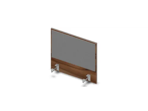 opzetpaneel bureau aanbouw zijkant NP-tiepolo nut BN8078-grijs 600mm