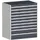 ladekast,HxBxD 1200x1050x750mm,10lade(n),lade voor zware lasten