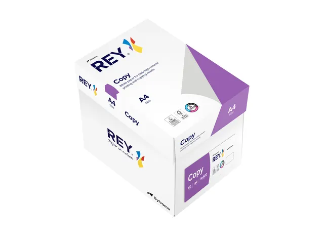 Kopieerpapier Rey Copy A4 80 gram wit 500 vel