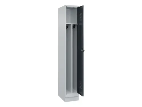 locker voor scheiding van kleding,HxBxD 1950x300x500mm,1vak