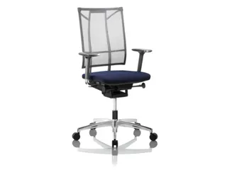 Grammer Office Bureaustoel Sail Rugleuning met netbekleding grijs - 1