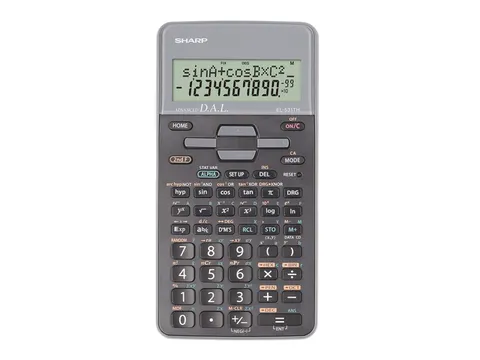 Calculator Sharp-EL531THGY zwart-grijs wetenschappelijk