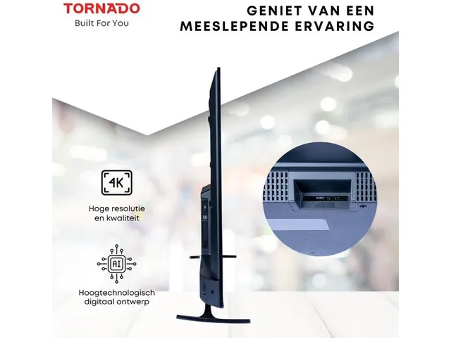 65UA3400X Tornado 65'' (165,1cm) 4K Ultra HD Smart TV Wifi Zwart