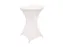 Housse de table haute BRASQ 80cm blanc