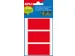 Apli Gekleurde Etiketten 34x67mm Rood