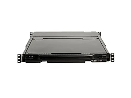 17 inch LCD KVM Console 1U Rackmount DVI VGA USB QWERTY