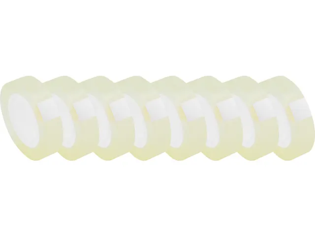 Plakband Kangaro 12mm breed, 10 meter per rol, 8 rollen in torenverpak