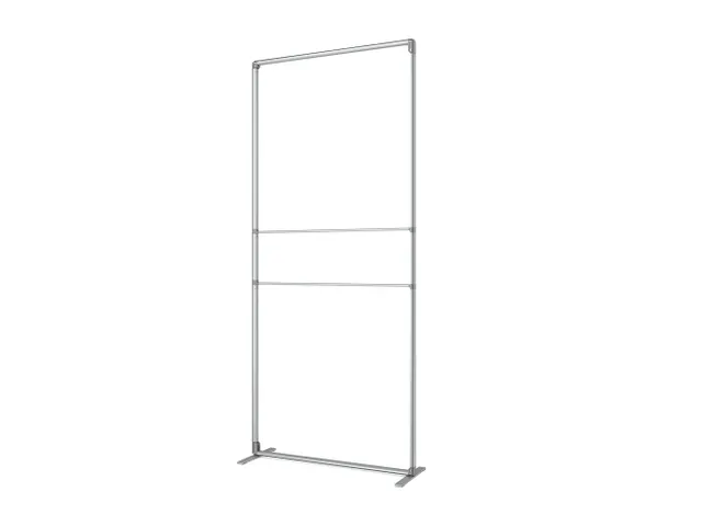 FlexFrame Modulair systeem beurswand 100x230cm Zilver frame