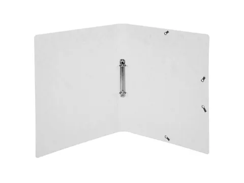 Ringmap Elast. glans karton 2R 15mm wit