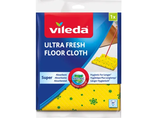 Vileda Ultra Fresh Floorcloth super absorberende dweil 50x60cm Geel