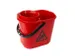 Seau pour serpillière à franges Cleaninq avec essoreur 12L rouge